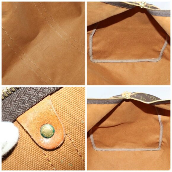 LOUIS VUITTON Monogram Keepall 60 Boston Bag M41422 LV Auth 140746 - Picture 15 of 16